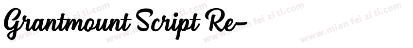 Grantmount Script Re字体转换